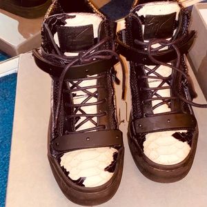 Guiseppe Zanotti Snakeskin sneakers